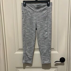 Gray Cropped Leggings